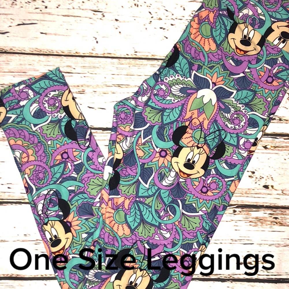 LuLaRoe Disney OS leggings NWT Minnie Mouse